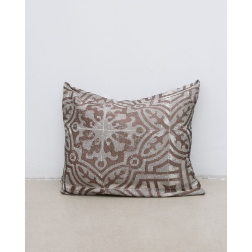 Ζακάρ Διακοσμητική Μαξιλαροθήκη Cusco 40x40cm 40x40cm Καφέ
