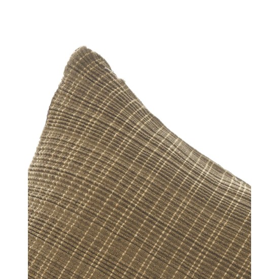 Διακοσμητική Μαξιλαροθήκη Plains 40x40cm. 40x40cm Καφέ Διακοσμητική Μαξιλαροθήκη Plains 40x40cm. 40x40cm Καφέ