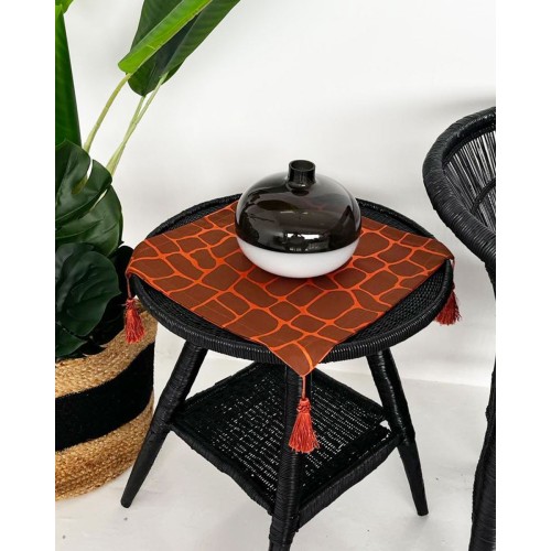 Διακοσμητικό Σατέν Πετσετάκι Madrit 40x40cm σε 6 Αποχρώσεις 40x40cm Εκάι