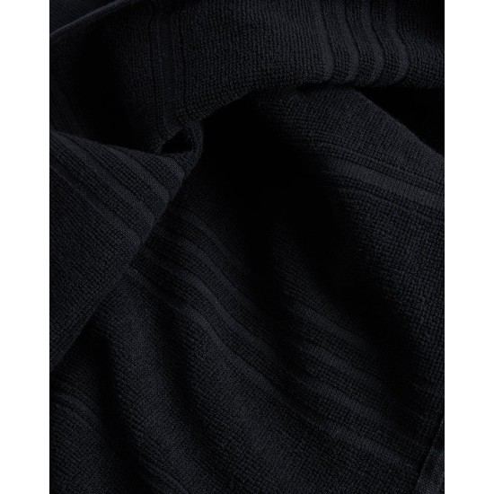 Βαμβακερή Πετσέτα Θαλάσσης Διπλής Όψης με Κρόσσια Klima σε 8 Αποχρώσεις 90x140cm Θαλάσσης | 90x170cm Μαύρο