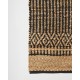 Boho Ψάθα Πλεκτό Χαλί Γιούτας Μπεζ-Μαύρο Aktaios 60x90cm Μαύρο Boho Ψάθα Πλεκτό Χαλί Γιούτας Μπεζ-Μαύρο Aktaios 60x90cm Μαύρο
