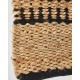 Boho Ψάθα Πλεκτό Χαλί Γιούτας Μπεζ-Μαύρο Aktaios 60x90cm Μαύρο Boho Ψάθα Πλεκτό Χαλί Γιούτας Μπεζ-Μαύρο Aktaios 60x90cm Μαύρο