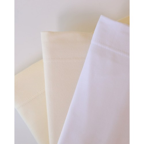 Βρεφική Βαμβακερή Μακό Κουβέρτα Λίκνου Petit 70x90cm 70x90cm Άσπρο