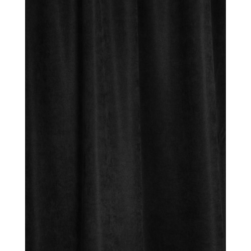 Μονόχρωμο Βελούδινο Ύφασμα Velvet Suede Φ300cm σε 4 Αποχρώσεις Μαύρο