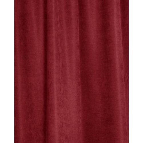 Μονόχρωμο Βελούδινο Ύφασμα Velvet Suede Φ300cm σε 4 Αποχρώσεις Κόκκινο