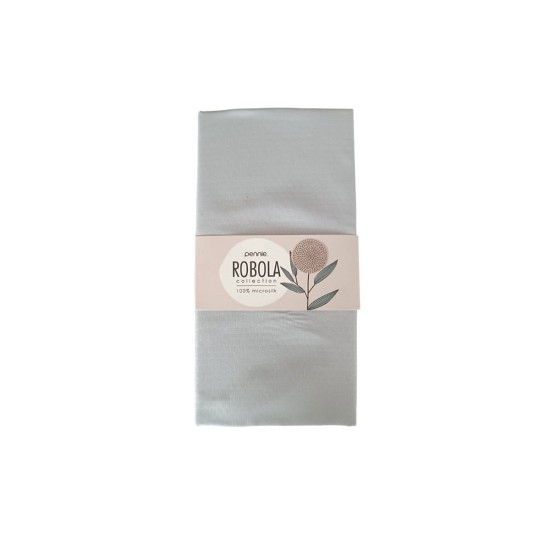Microsilk Μονόχρωμο Ζακάρ Σεντόνι με Λάστιχο Robola σε 8 Αποχρώσεις Μονή (100x200 40cm) Γκρι Microsilk Μονόχρωμο Ζακάρ Σεντόνι με Λάστιχο Robola σε 8 Αποχρώσεις Μονή (100x200 40cm) Γκρι