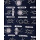 Ύφασμα Λονέτα Nautica Φ280cm Multi Ύφασμα Λονέτα Nautica Φ280cm Multi