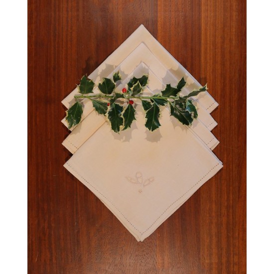 Λινή Πετσέτα Φαγητού Kelly Bo Maison 40x40cm 40x40cm Εκρού Λινή Πετσέτα Φαγητού Kelly Bo Maison 40x40cm 40x40cm Εκρού