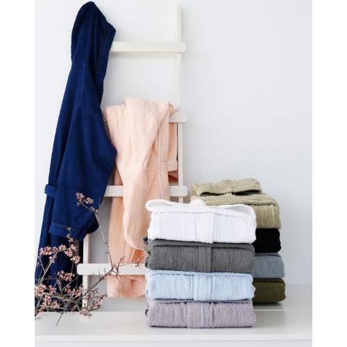 Βαμβακερό Μπουρνούζι με Κουκούλα & Ρέλι Oh Lala Small Μαύρο Βαμβακερό Μπουρνούζι με Κουκούλα & Ρέλι Oh Lala Small Μαύρο