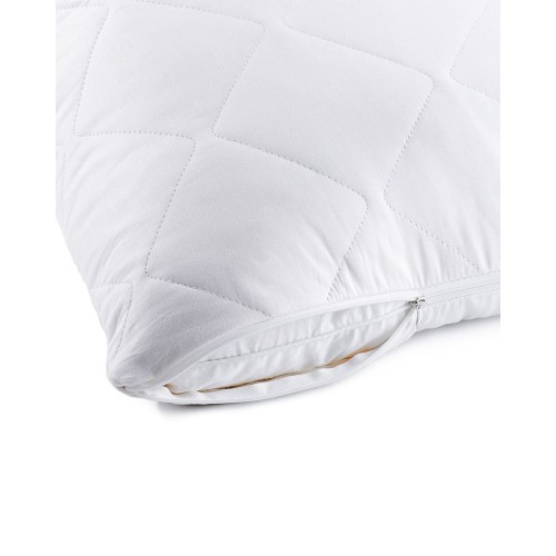 Zεύγος μαξιλαροθήκες καπιτονέ Brasil II 50x70cm Άσπρο Zεύγος μαξιλαροθήκες καπιτονέ Brasil II 50x70cm Άσπρο