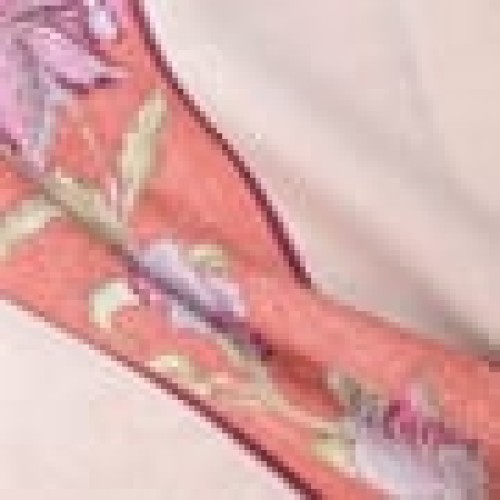 Ύφασμα Λονέτα Ριγέ με Λουλούδια Bolonia Φ280cm σε 2 Αποχρώσεις Off White - Blush Ύφασμα Λονέτα Ριγέ με Λουλούδια Bolonia Φ280cm σε 2 Αποχρώσεις Off White - Blush