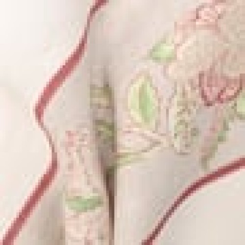 Ύφασμα Λονέτα Ριγέ με Λουλούδια Bolonia Φ280cm σε 2 Αποχρώσεις Μπεζ Ύφασμα Λονέτα Ριγέ με Λουλούδια Bolonia Φ280cm σε 2 Αποχρώσεις Μπεζ