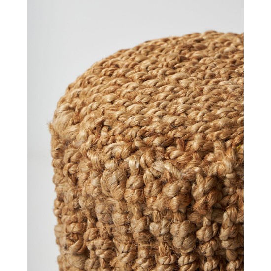Οικολογικό Boho Πλεκτό Πουφ Γιούτα Modesty 30x30x40cm 30x30cm Μπεζ Οικολογικό Boho Πλεκτό Πουφ Γιούτα Modesty 30x30x40cm 30x30cm Μπεζ