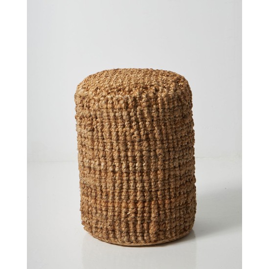Οικολογικό Boho Πλεκτό Πουφ Γιούτα Modesty 30x30x40cm 30x30cm Μπεζ Οικολογικό Boho Πλεκτό Πουφ Γιούτα Modesty 30x30x40cm 30x30cm Μπεζ