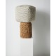 Οικολογικό Boho Πλεκτό Πουφ Γιούτα Modesty 30x30x40cm 30x30cm Μπεζ Οικολογικό Boho Πλεκτό Πουφ Γιούτα Modesty 30x30x40cm 30x30cm Μπεζ