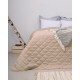 Κουβερλί Noble Υπέρδιπλη (220x240cm) Μπεζ