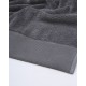 Βαμβακερή Πετσέτα με Φαρδιά Πικέ Φάσα Capital 700gsm Λουτρού | 90x170cm Γκρι Σκούρο Βαμβακερή Πετσέτα με Φαρδιά Πικέ Φάσα Capital 700gsm Λουτρού | 90x170cm Γκρι Σκούρο