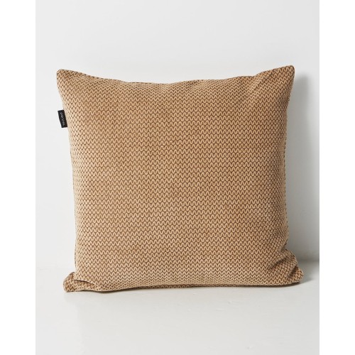 Μονόχρωμη Ζακάρ Σενίλ Μαξιλαροθήκη Sally 45x45cm σε 3 Αποχρώσεις 45x45cm Σοκολά