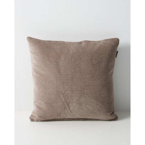 Μονόχρωμη Ζακάρ Σενίλ Μαξιλαροθήκη Sally 45x45cm σε 3 Αποχρώσεις 45x45cm Σοκολά