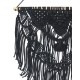 Boho Διακοσμητικό Τοίχου Βαμβακερό Macrame Rohan σε 2 Αποχρώσεις 50x50cm Μαύρο Boho Διακοσμητικό Τοίχου Βαμβακερό Macrame Rohan σε 2 Αποχρώσεις 50x50cm Μαύρο