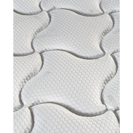 Μέτριο Ορθοπεδικό Αντιβακτηριακό Στρώμα Bonnel Norma 90x200 25cm Άσπρο