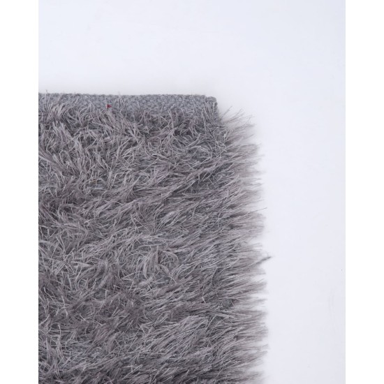 Σετ Κρεβατοκάμαρας 3 Τεμαχίων Shaggy Χαλί 4 Εποχών Aryama σε 7 Αποχρώσεις Σετ Ανθρακί