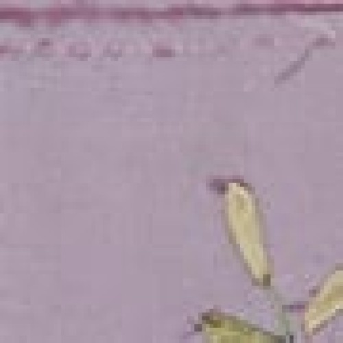 Πουγκί από Ταφτά με Λουλουδάτο Κέντημα για Μπομπονιέρα Lux 18x23cm 18x23cm Λιλά