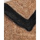 Πλεκτό Χαλάκι Γιούτα με Φάσα Norah 65x135cm Μαύρο Πλεκτό Χαλάκι Γιούτα με Φάσα Norah 65x135cm Μαύρο