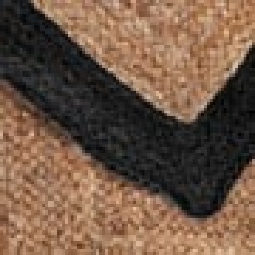 Πλεκτό Χαλάκι Γιούτα με Φάσα Norah 65x135cm Μαύρο