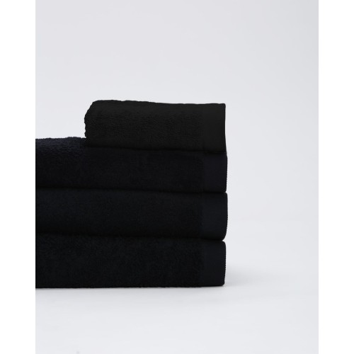 Βαμβακερή Μονόχρωμη Πετσέτα Joker 500gsm Λαβέτα | 30x30cm Μαύρο