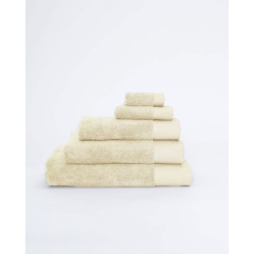 Βαμβακερή Πετσέτα με Φαρδιά Πικέ Φάσα Capital 700gsm Χειρός | 30x50cm Μπεζ