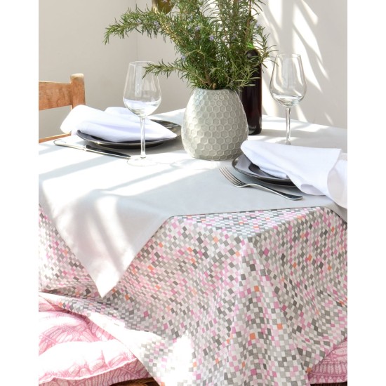 Τραπεζομάντηλο Λονέτα Rombus Fushion 4 ατόμων (140x140cm) Λιλά Τραπεζομάντηλο Λονέτα Rombus Fushion 4 ατόμων (140x140cm) Λιλά