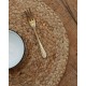 Σουπλά από Γιούτα Trecase σε Δυο Διαστάσεις 40x40cm Μπεζ Σουπλά από Γιούτα Trecase σε Δυο Διαστάσεις 40x40cm Μπεζ