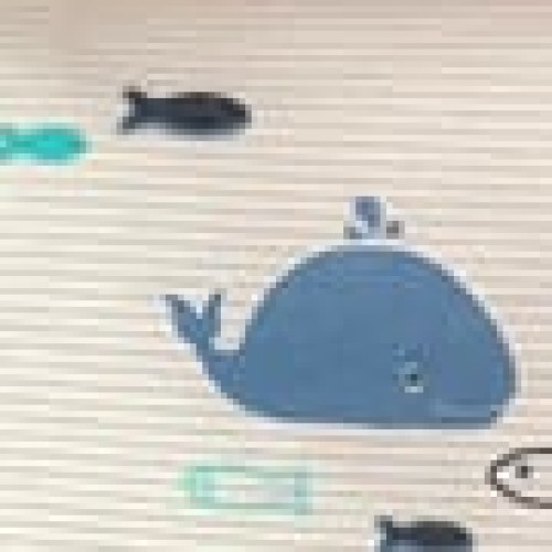 Βαμβακερό Παιδικό Νεσεσέρ Σχέδιο Φάλαινες Baby Pouch 17x22cm Τιρκουάζ Βαμβακερό Παιδικό Νεσεσέρ Σχέδιο Φάλαινες Baby Pouch 17x22cm Τιρκουάζ