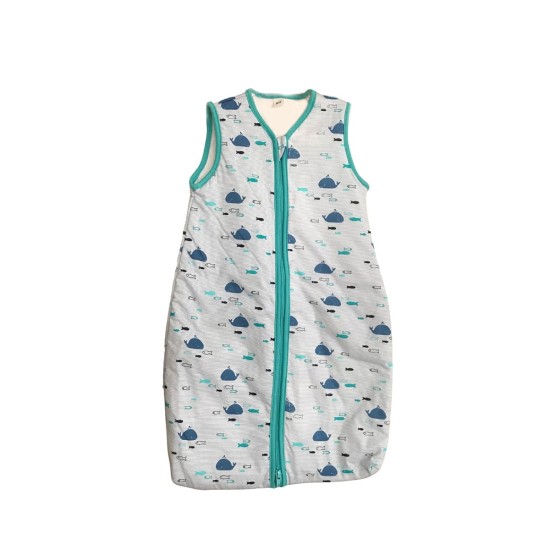 Βρεφικός Βαμβακερός Υπνόσακος με Φάλαινες Baby Sleep 50x85cm One Size (50x85cm)