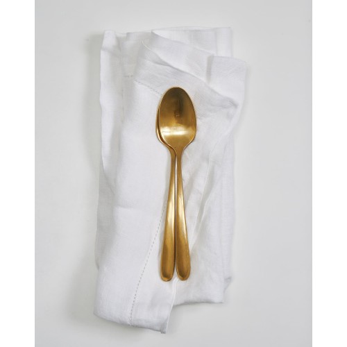 Λινή Πετροπλυμένη Πετσέτα Φαγητού με Αζούρ Porto σε 3 Αποχρώσεις 50x50cm 50x50cm Άσπρο