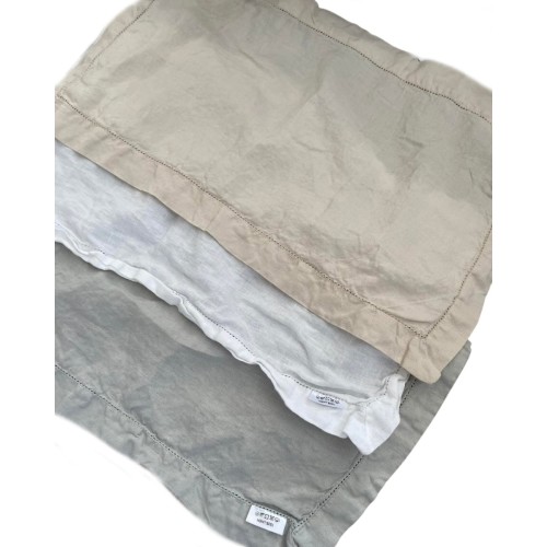 Λινό Πετροπλυμένο Σουπλά με Αζούρ Porto σε 3 Αποχρώσεις 30x50cm 30x50cm Μπεζ