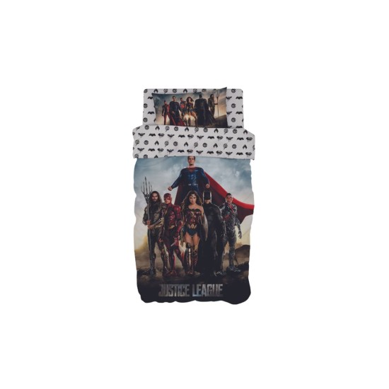 Σετ 3 Τεμαχίων Παιδικά Σεντόνια Justice League Warner Bros 165x250cm Μονή (165x250cm) Σετ 3 Τεμαχίων Παιδικά Σεντόνια Justice League Warner Bros 165x250cm Μονή (165x250cm)