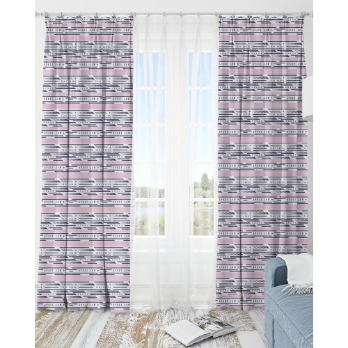 Έτοιμη Ραμμένη Κουρτίνα με Κρίκους Lola Bunny Warner Bros 170x235cm Στενό Φύλλο (170x235cm)