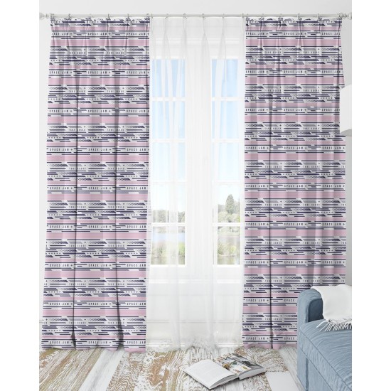 Έτοιμη Ραμμένη Κουρτίνα με Κρίκους Lola Bunny Warner Bros 170x235cm Στενό Φύλλο (170x235cm)