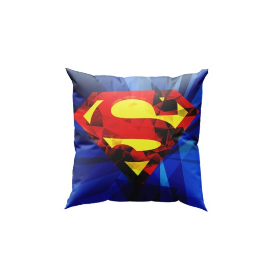 Παιδικό Διακοσμητικό Μαξιλάρι Superman Logo Warner Bros 40x40cm 40x40cm Παιδικό Διακοσμητικό Μαξιλάρι Superman Logo Warner Bros 40x40cm 40x40cm