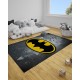 Παιδικό Χαλί Batman Logo Warner Bros σε 2 Διαστάσεις 55x85cm Γκρι Παιδικό Χαλί Batman Logo Warner Bros σε 2 Διαστάσεις 55x85cm Γκρι