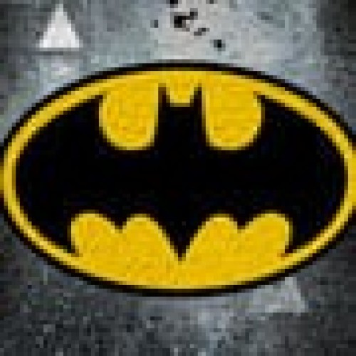 Παιδικό Χαλί Batman Logo Warner Bros σε 2 Διαστάσεις 130x180cm Γκρι