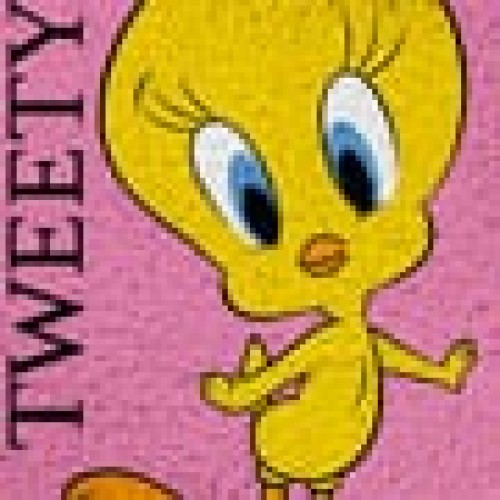 Παιδικό Χαλί Tweety Des.2 Warner Bros σε 2 Διαστάσεις 130x180cm Λιλά