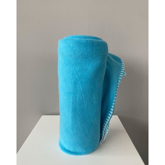Κουβέρτα Polar Fleece Λευκό Κοπτοράπτη Eazy Καναπέ (127x152cm) Τιρκουάζ Κουβέρτα Polar Fleece Λευκό Κοπτοράπτη Eazy Καναπέ (127x152cm) Τιρκουάζ