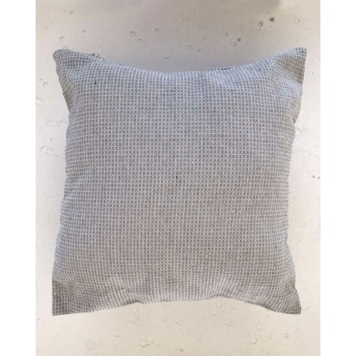 Διακοσμητική Μαξιλαροθήκη Plexus 40x40cm 40x40cm Ασημί