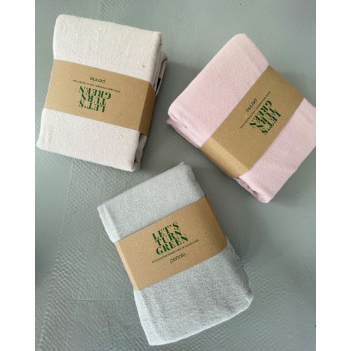 Φανελένια Βαμβακερή Βρεφική Μαξιλαροθήκη Momenta 35x50cm 35x50cm Γκρι