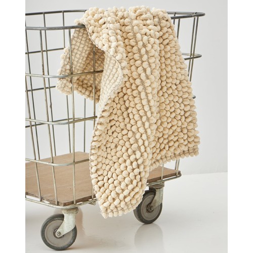 Ανάγλυφο Πατάκι Μπάνιου Bubble 40x60cm Εκρού