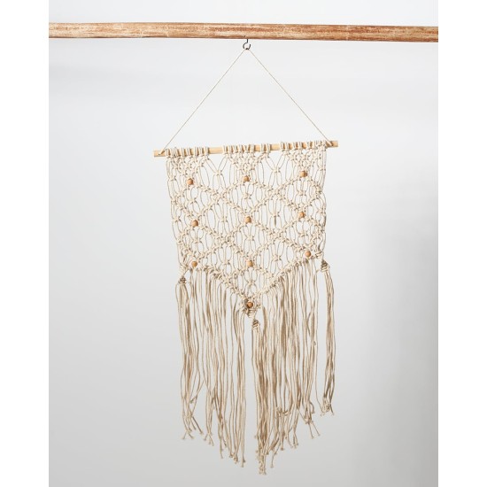 Boho Διακοσμητικό Τοίχου Macrame 3 Πλεξούδες Anusha 40x70cm 40x70cm Εκρού Boho Διακοσμητικό Τοίχου Macrame 3 Πλεξούδες Anusha 40x70cm 40x70cm Εκρού