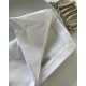 Λευκή Πετσέτα Φαγητού Catering Restaurant Diagonale 45x45cm Άσπρο Λευκή Πετσέτα Φαγητού Catering Restaurant Diagonale 45x45cm Άσπρο